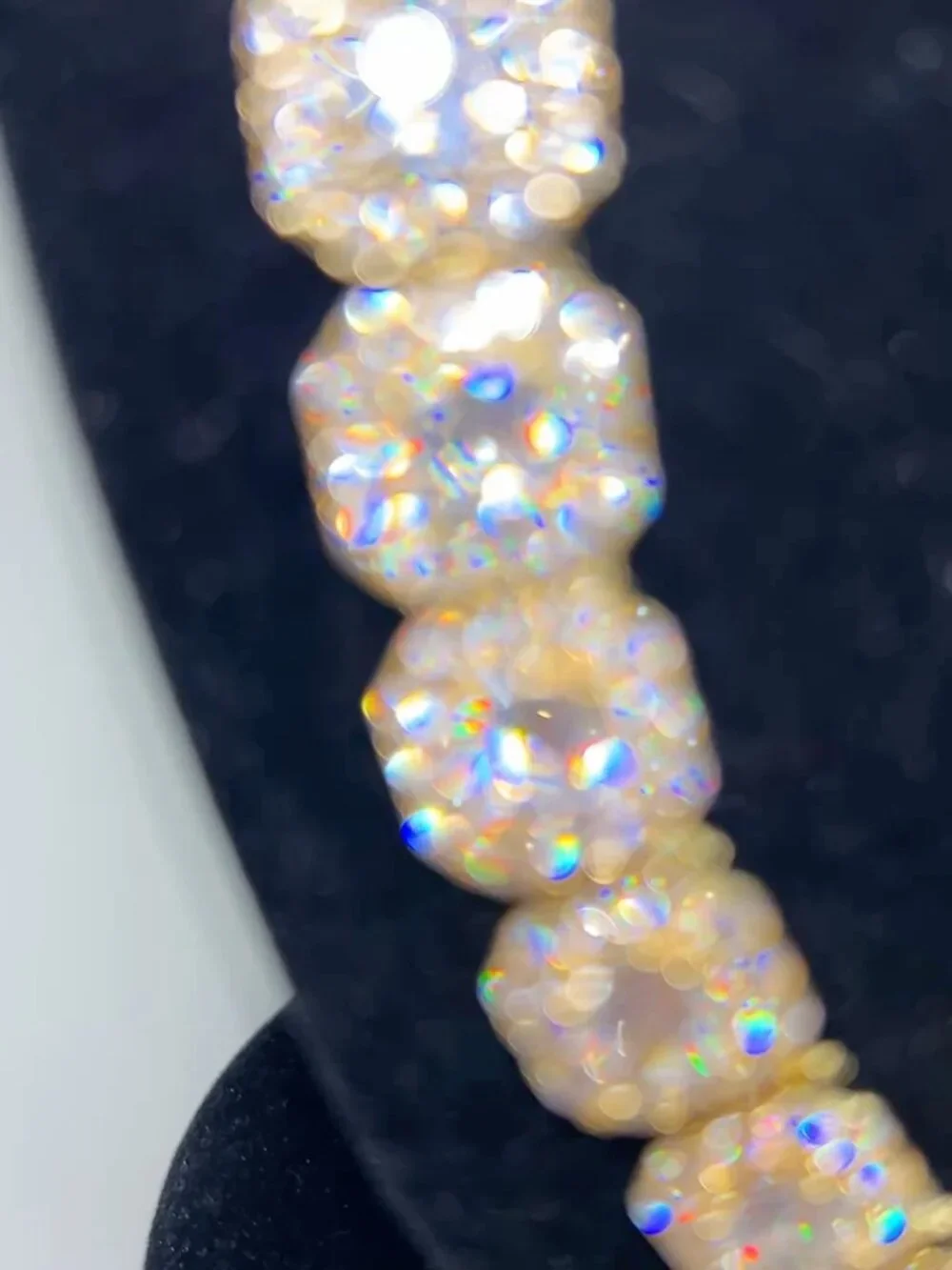 Swarovski #icedoutgold built this